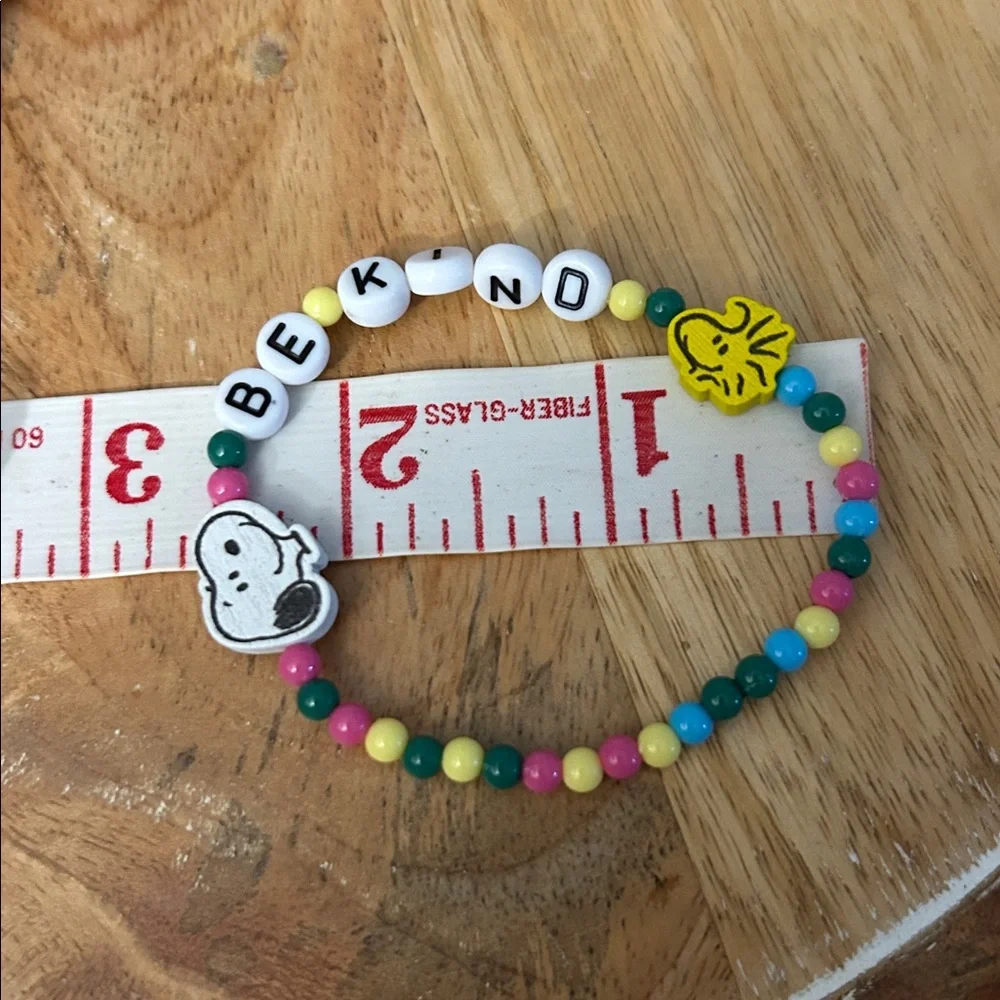 Peanuts Be Kind friendship Bracelet Snoopy and Woodstock NEW - Picture 6 of 8